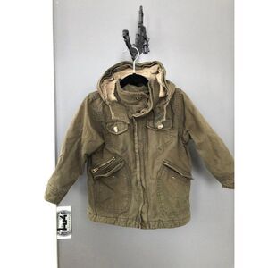 Wonderkids green khaki 3t Jacket coat